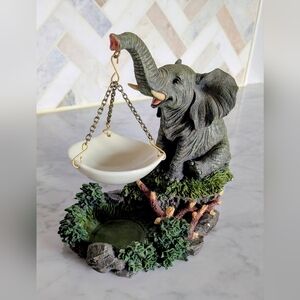 Elephant Tea Candle Oil Or Wax Warmer. Resin